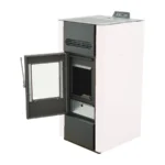 Poêle à granulés canalisable BELLEZA STARK 15 kW Blanc – Image 5