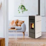 POÊLE À GRANULÉS BELLEZA TITAN 15 KW NOIR – Image 2