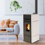 POÊLE À GRANULÉS BELLEZA TITAN 15 KW BORDEAUX – Image 3