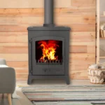 Poêle à bois 8kW Peint Anthracite PETIT CARVIN – GODIN