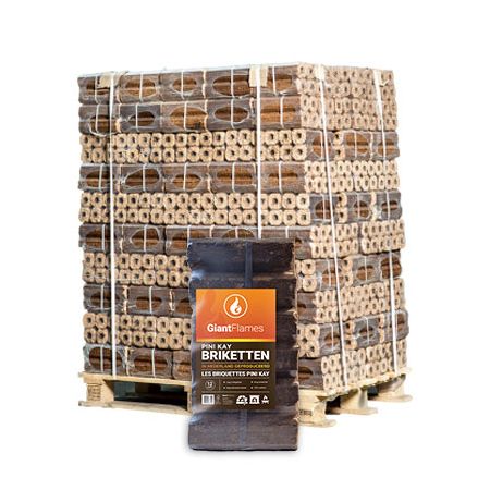 Z etten-nl Briquettes Pini Kay (NL) palette 96 sacs x 10 kg (960 kg) – Image 1